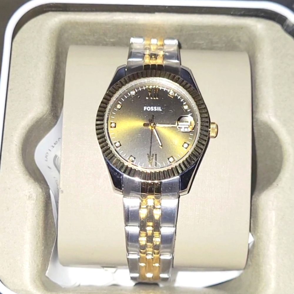 Fossil Women's Scarlette Mini Three Hand Bracelet Watch 32mm
